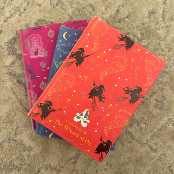 Puffins Clothbound Classics Set of 3 - Peter Pan, Wizard of Oz, Little Princess - Picture 1 of 4